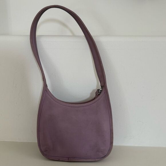 Coach Vintage Ergo Mini 9020 Zip Shoulder Bag in Lavender RARE - Picture 3 of 15
